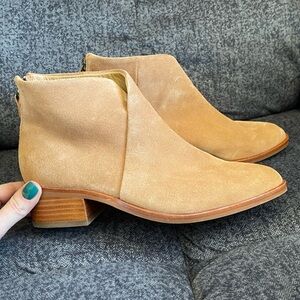Soludos Venetian Suede Leather Bootie, size 7